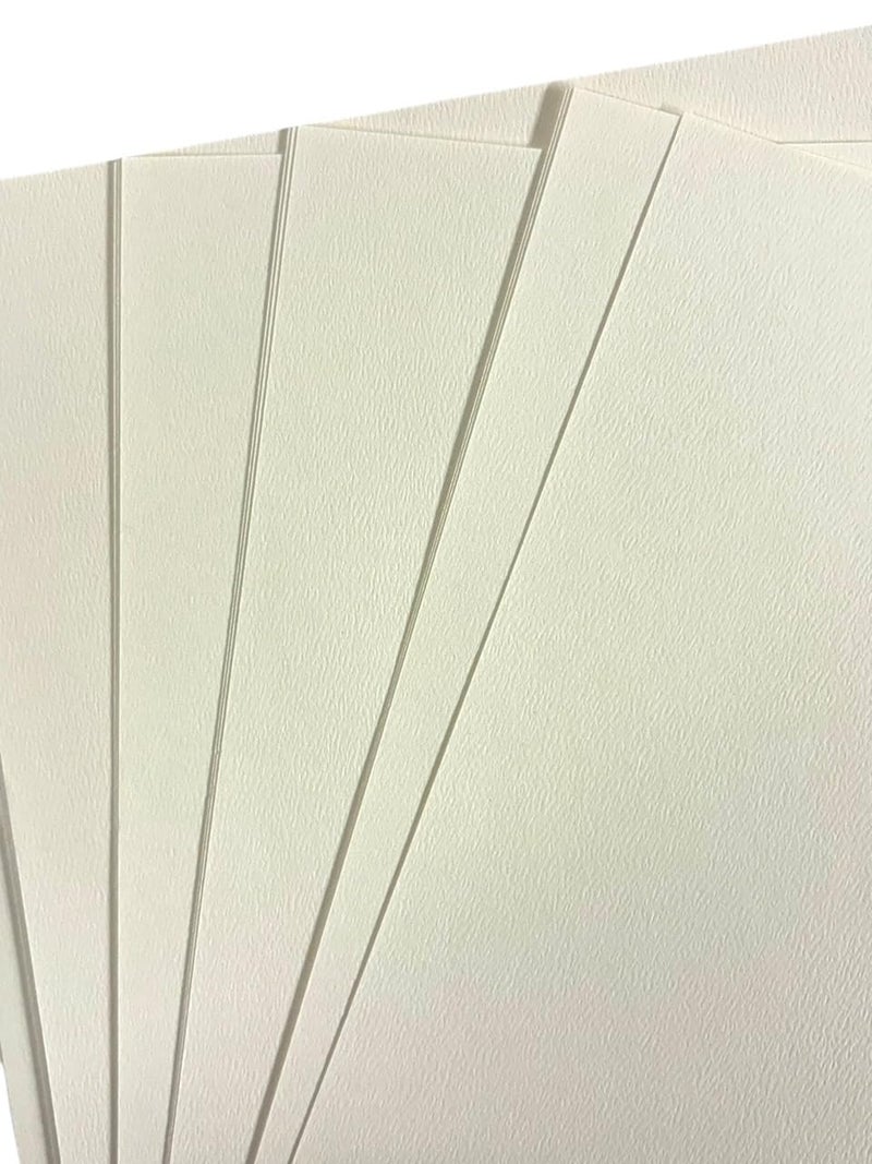 Syntego 100 x A4 Sheets Ivory Hammered Paper Textured 120gsm Suitable For Inkjets and Laser Printers - Image 3